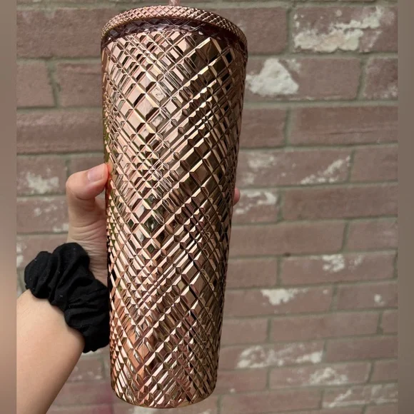 Starbucks Rose Gold Studded Cold Cup - Picture 5 of 10